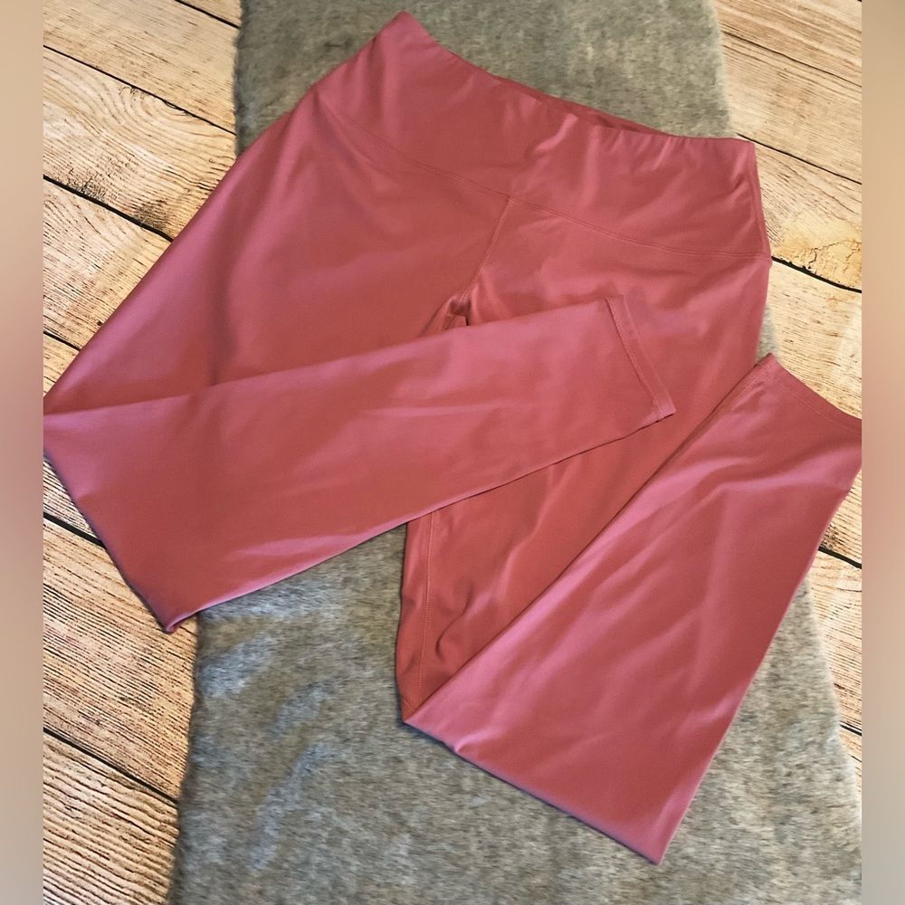 High Waisted Pink Leggings Size L